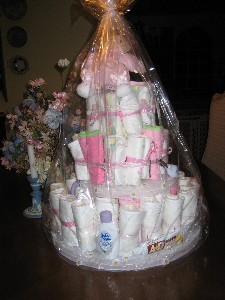 Diaper pyramid?